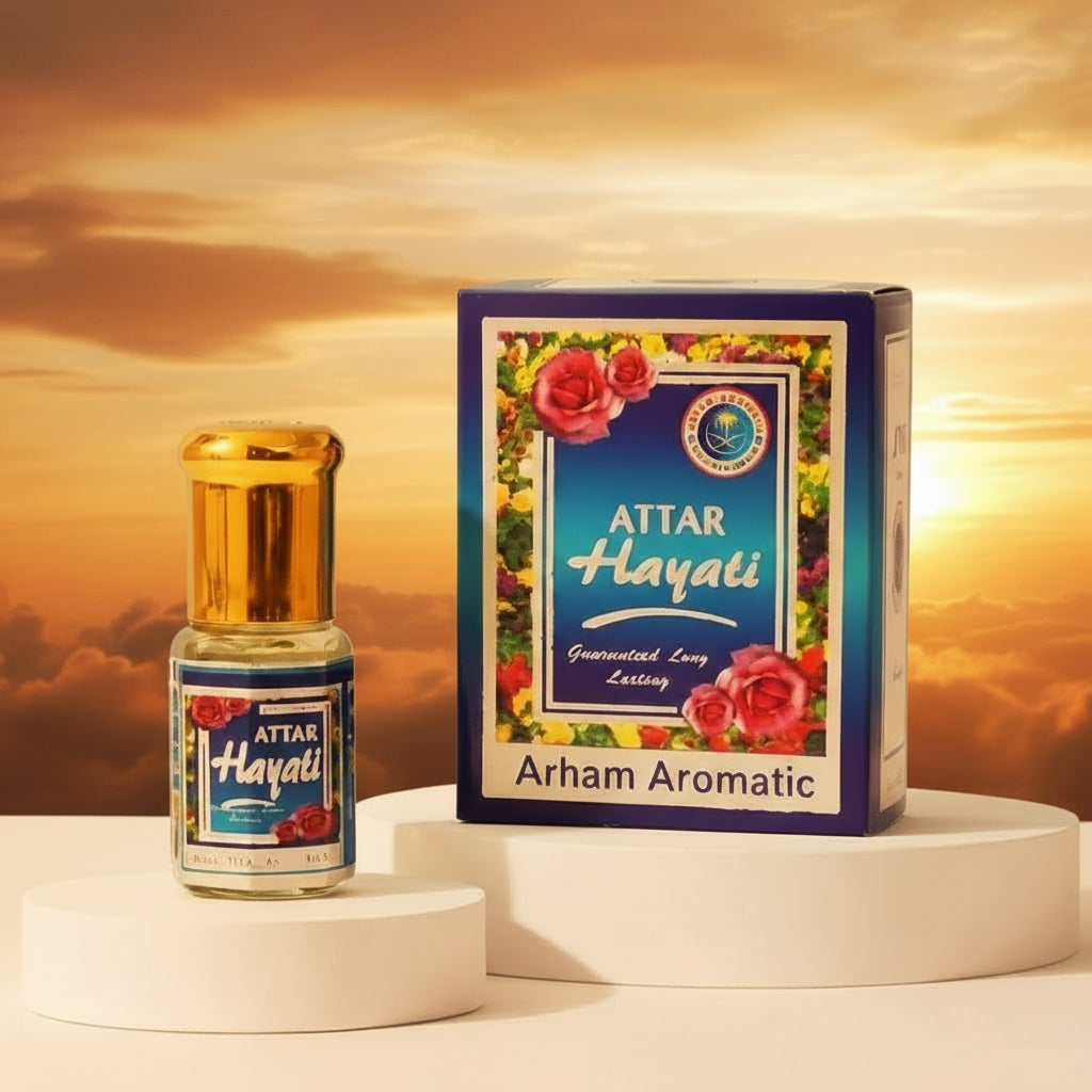 ARHAM ATTAR HAYATI 3ml-(COMBO 2PCS) - Unisex
